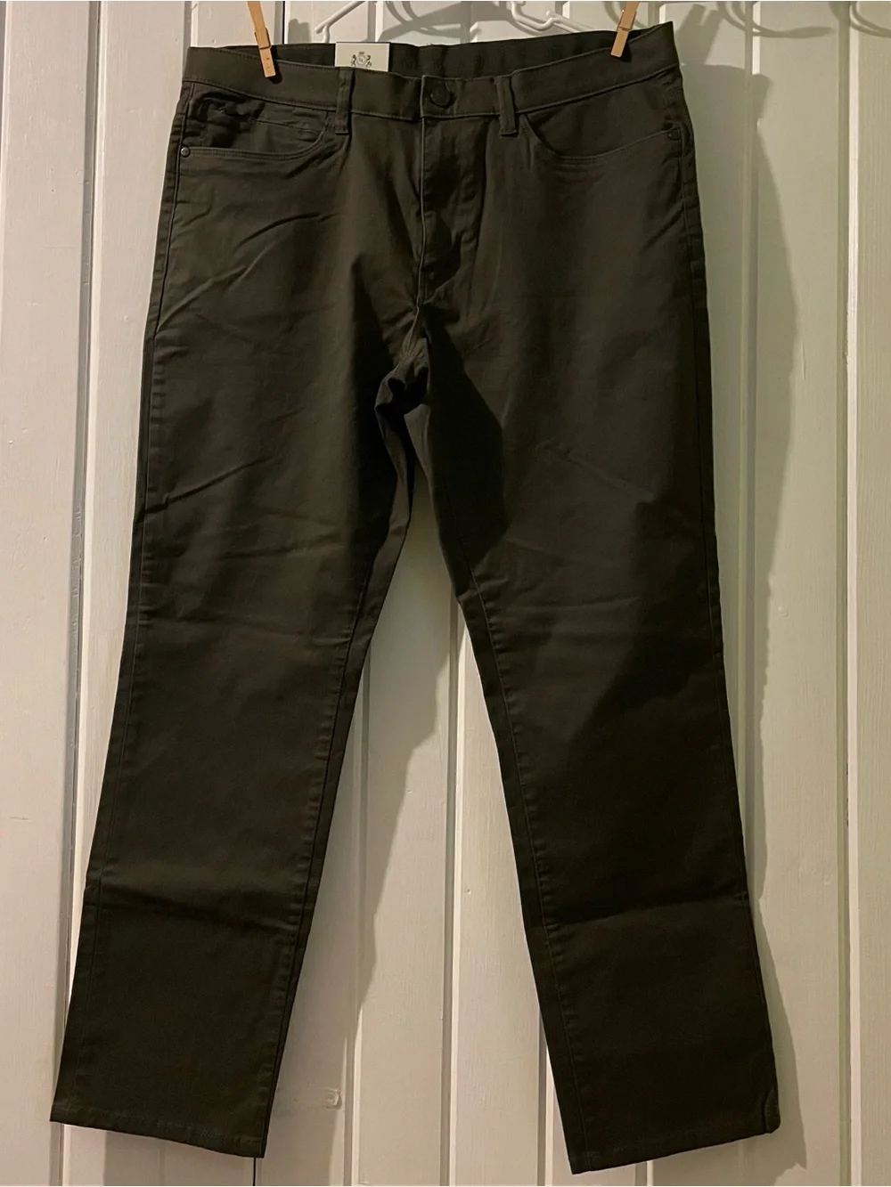 English Laundry military green stretch deck pants 36 30 NWT